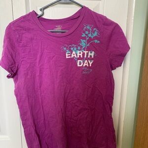 Purple Earth Day T-Shirt